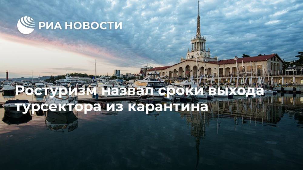 Зарина Догузова - Ростуризм назвал сроки выхода турсектора из карантина - ria.ru - Москва - Россия