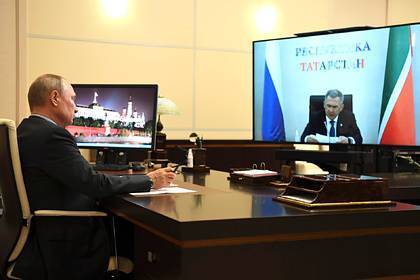 Владимир Путин - Рустам Минниханов - Путин поддержал выдвижение президента Татарстана на новый срок - newsland.com - Россия - респ. Татарстан