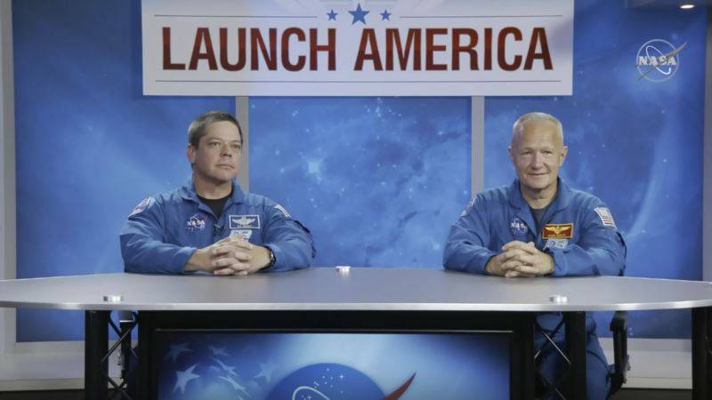 Роберт Бенкен - Херли Даг - Астронавты НАСА готовятся к запуску космического корабля Crew Dragon - golos-ameriki.ru - США - шт.Флорида