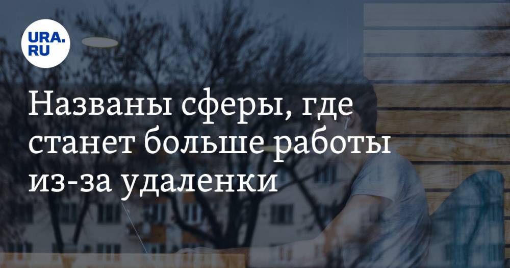 Названы сферы, где станет больше работы из-за удаленки - ura.news - Россия