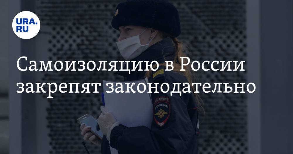 Ирина Рукавишникова - Самоизоляцию в России закрепят законодательно - ura.news - Россия