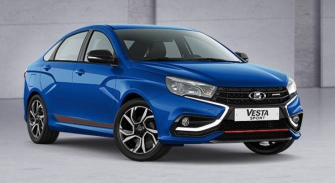 Lada Vesta - LADA Vesta Sport получила два новых цвета - autostat.ru