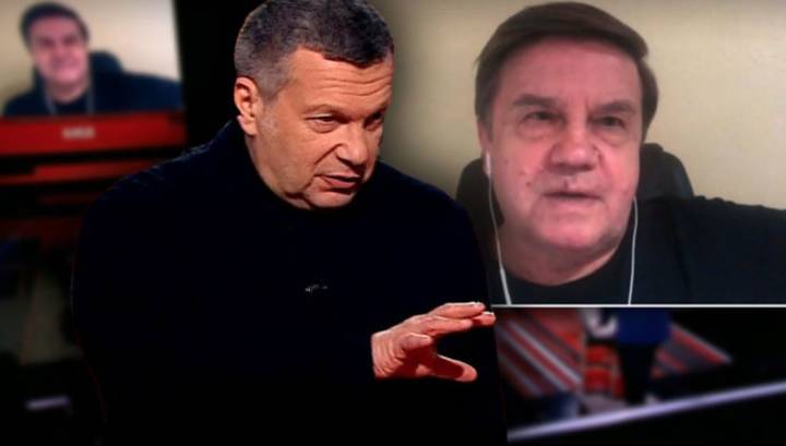 Владимир Зеленский - Владимир Соловьев - Вадим Карасев - Политолог: я Зеленскому не позавидую - vesti.ru - Украина