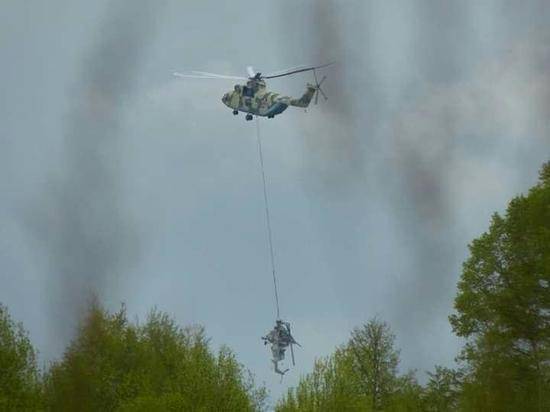 В Сети появилось фото эвакуации под Клином упавшего вертолета Ми-8АМТШ - newtvnews.ru - США - Афганистан