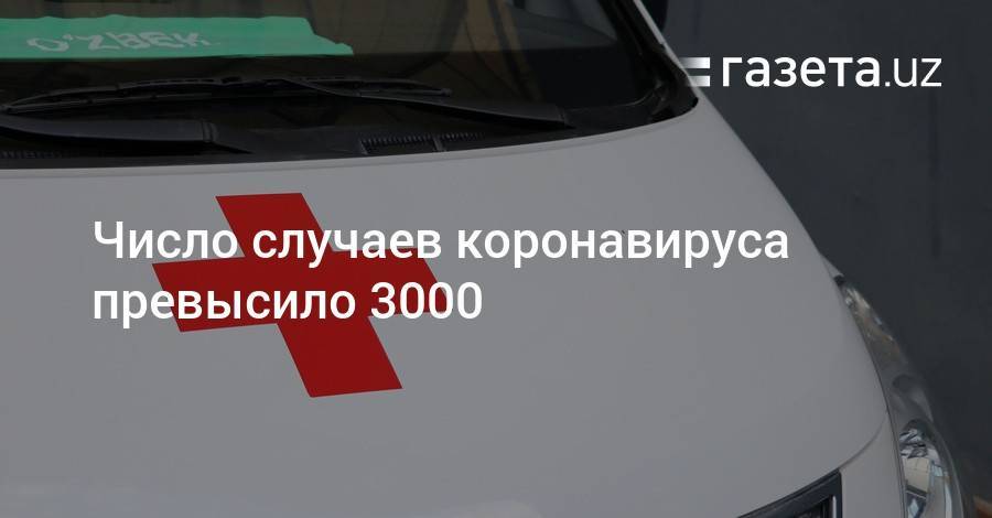 Число случаев коронавируса превысило 3000 - gazeta.uz - Узбекистан - Навоийской обл.