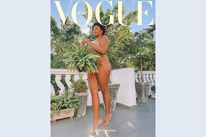На обложке Vogue появилась обнаженная плюс-сайз модель - lenta.ru - Бразилия - Santos