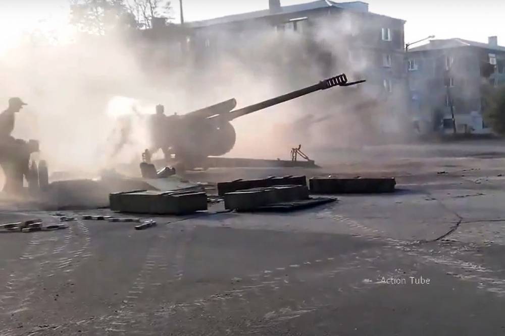 Денис Пушилин - Армия ДНР уничтожила огнем позиции украинских военных в Донбассе - mk.ru - Киев - ДНР