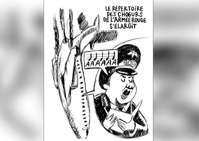 Дональд Трамп - Владимир Путин - Charlie Hebdo опубликовал две карикатуры на крушение Ту-154 - vinegret.cz - Россия - США - Франция