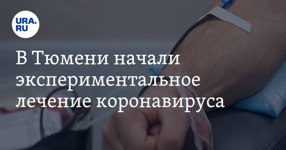 Наталья Логинова - В Тюмени начали экспериментальное лечение коронавируса - ura.news - Тюмень