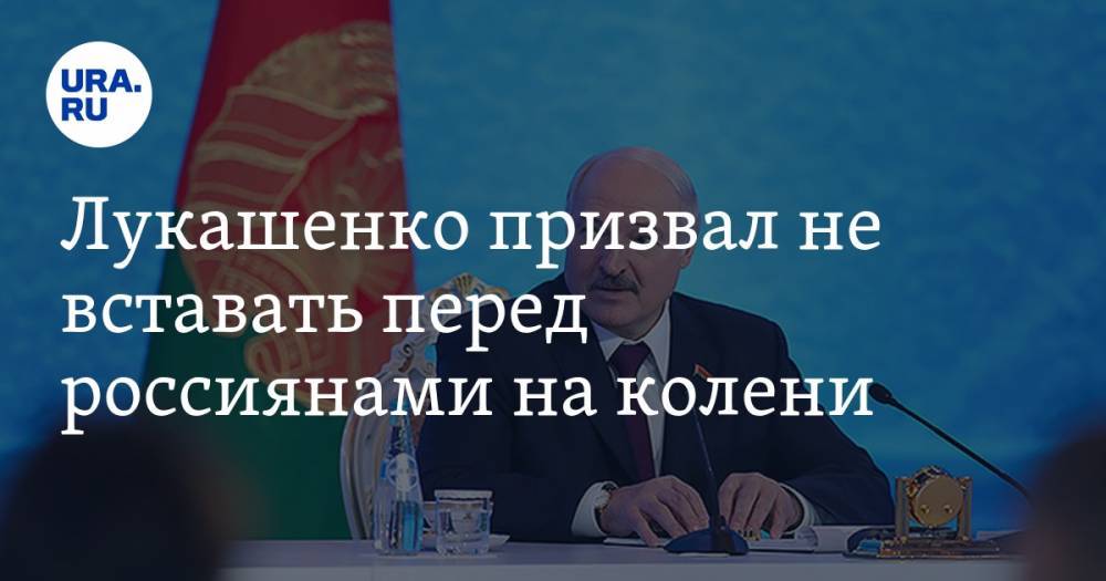 Сергей Шойгу - Александр Лукашенко - Лукашенко призвал не вставать перед россиянами на колени - ura.news - Россия - Белоруссия