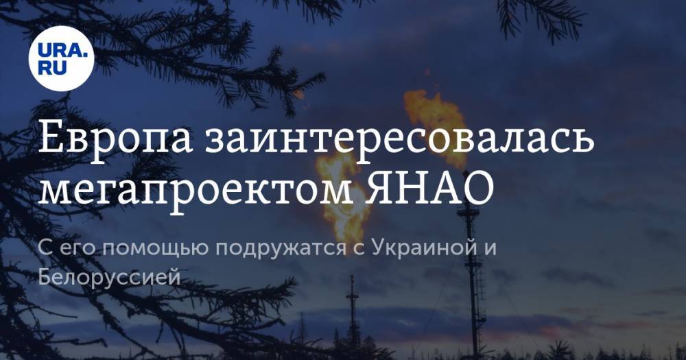 Европа заинтересовалась мегапроектом ЯНАО. С его помощью подружатся с Украиной и Белоруссией - ura.news - Украина - Белоруссия - Польша - Литва - окр. Янао