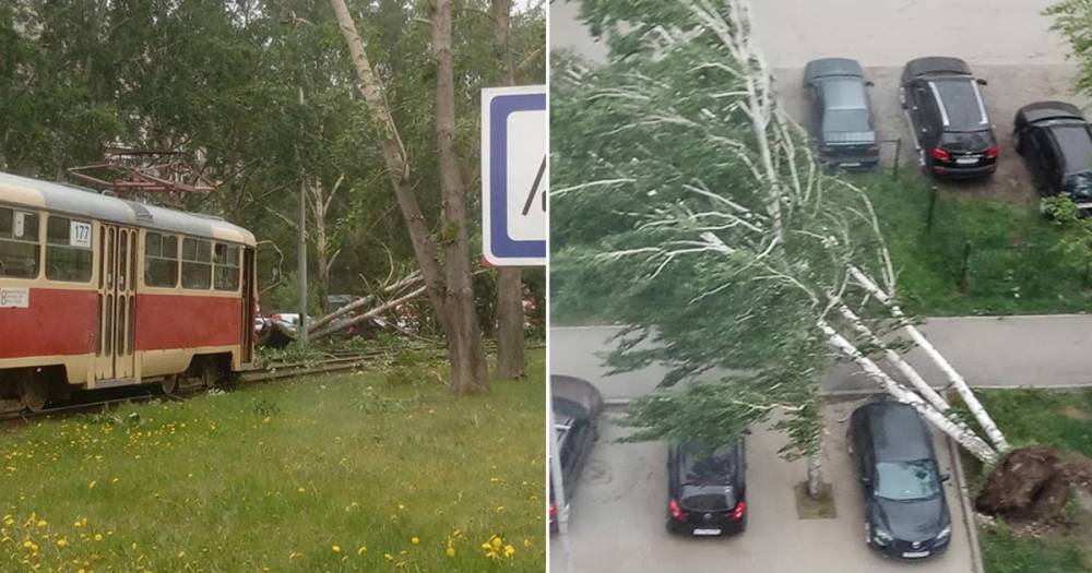 Оконная рама упала на мать и ребенка во время урагана в Екатеринбурге - ren.tv - Екатеринбург