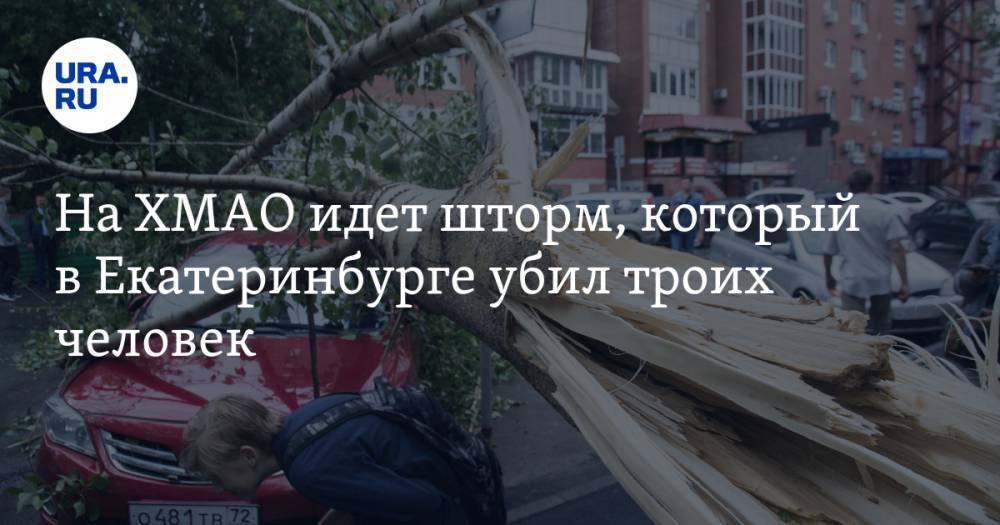 На ХМАО идет шторм, который в Екатеринбурге убил троих человек - ura.news - Екатеринбург - Тюмень - Югра