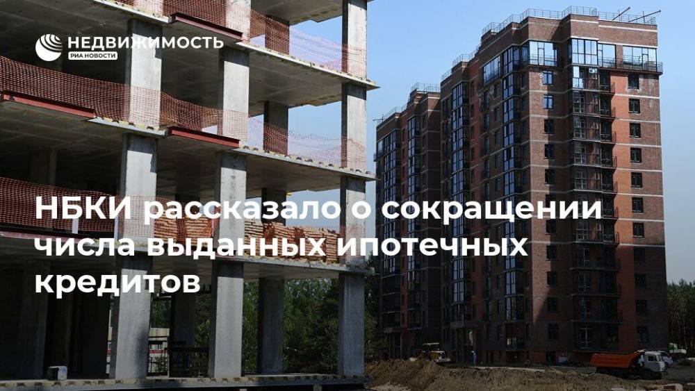 НБКИ рассказало о сокращении числа выданных ипотечных кредитов - realty.ria.ru - Москва - Россия