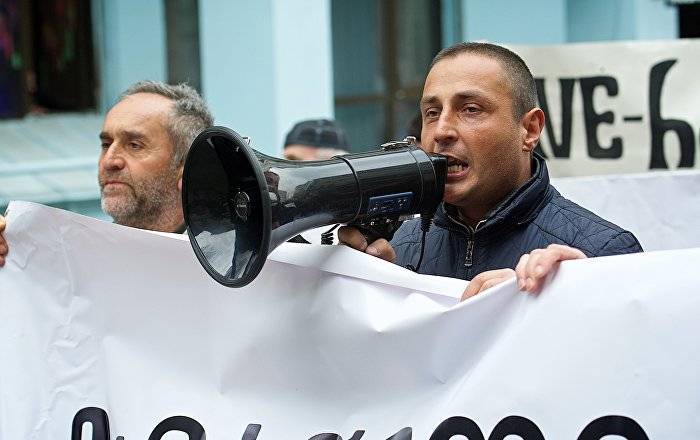 В Тбилиси задержан оппозиционер, пытавшийся помешать строительным работам - sputnik-georgia.ru - Грузия - Тбилиси