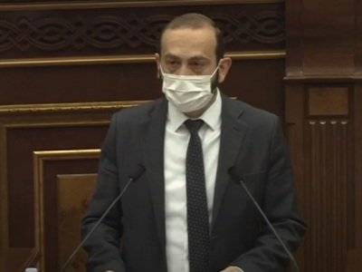 Арарат Мирзоян - Эдмон Марукян - Спикер: Заседания парламента Армении будут проходить при обязательном ношении медицинских масок - news.am - Армения