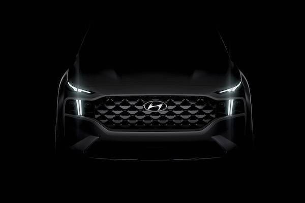 Новый Hyundai Santa Fe впервые показали на снимке - abnews.ru - Santa Fe - Santa Fe - Новости
