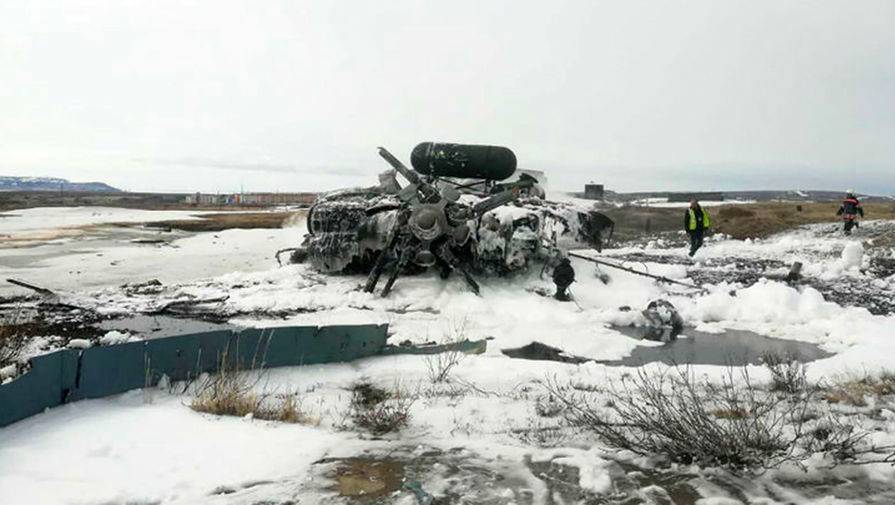 На сутки введен запрет на полеты военных Ми-8 после ЧП на Чукотке - gazeta.ru - Россия - Чукотка - Анадырь