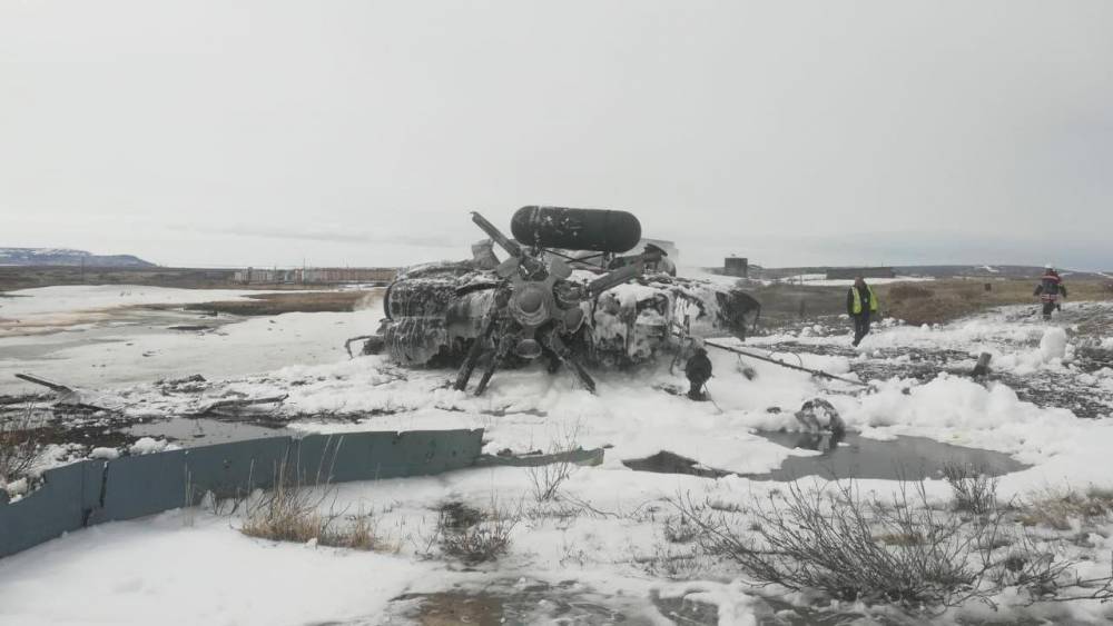 В России разбился военный вертолет, погиб экипаж - focus.ua - Россия - Чукотка - район Анадырский