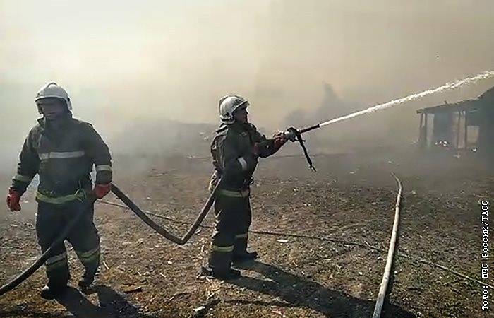 Пожар в цыганском поселке в Самарской области удалось потушить - interfax.ru - Москва - Россия - Самара - Самарская обл.