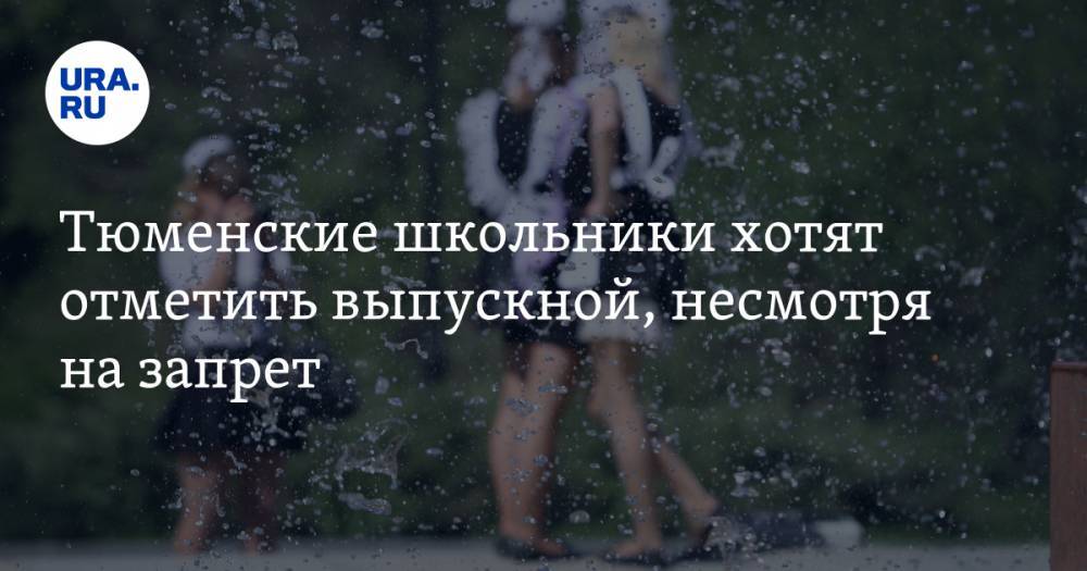Тюменские школьники хотят отметить выпускной, несмотря на запрет. «Самоизоляция не помеха» - ura.news - Новосибирск