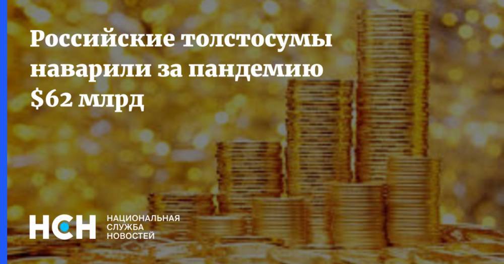 Владимир Потанин - Леонид Михельсон - Владимир Лисин - Российские толстосумы наварили за пандемию $62 млрд - nsn.fm - США