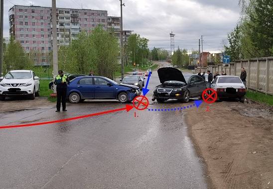 В двух городах Коми в авариях пострадали мотоциклист и водитель иномарки - bnkomi.ru - респ. Коми
