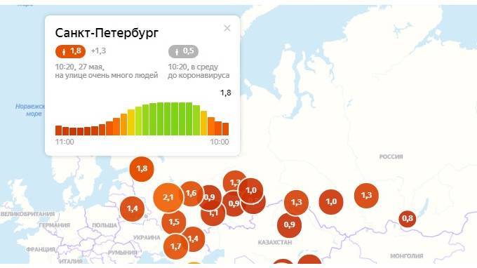 В среду Петербург попал на второе место по самоизоляции среди городов-миллионников - piter.tv - Москва - Санкт-Петербург - Уфа - Челябинск - Казань - Ростов-На-Дону - Петербург