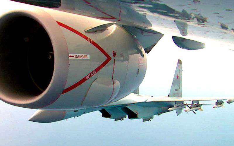 Опубликовано видео «опасного перехвата» у Сирии с участием Су-35 - topcor.ru - Россия - США - Сирия