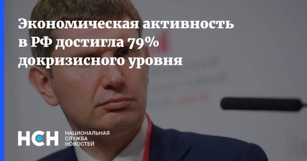 Максим Решетников - Экономическая активность в РФ достигла 79% докризисного уровня - nsn.fm - Россия