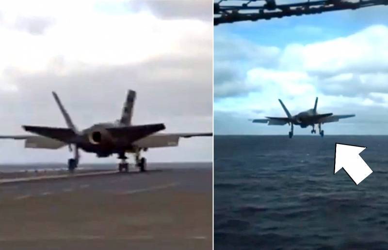 Опасный взлет с авианосца: ВВС США едва не потеряли очередной F-35 - topcor.ru - США