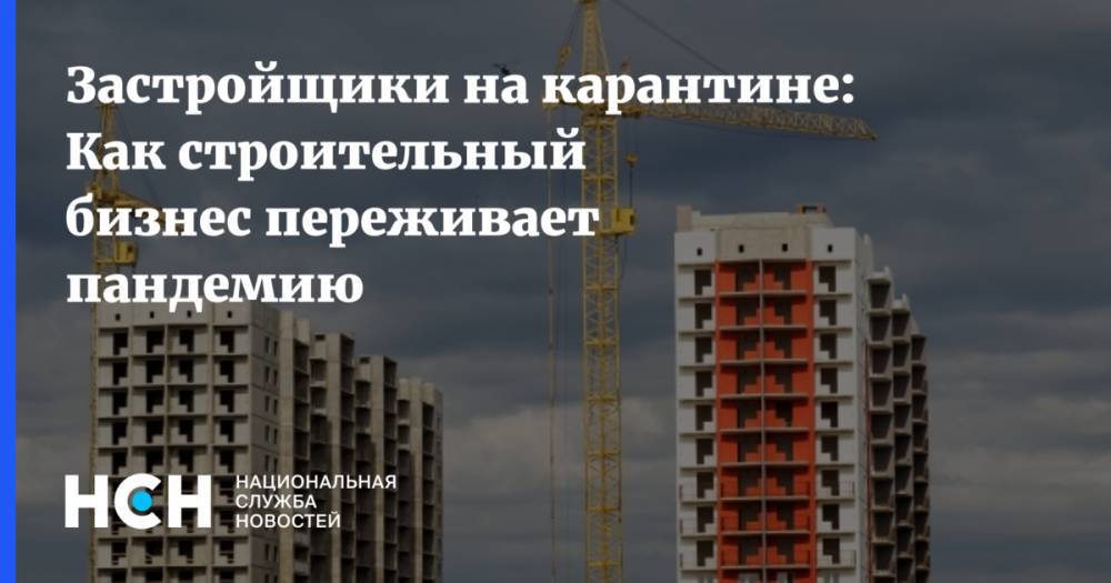 Ирек Файзуллин - Застройщики на карантине: Как строительный бизнес переживает пандемию - nsn.fm - Москва - Московская обл.