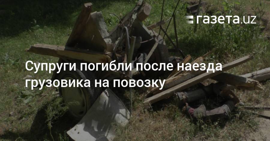 Супруги погибли после наезда грузовика на повозку - gazeta.uz - Ташкент
