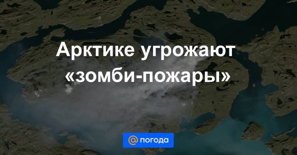 Арктике угрожают «зомби-пожары» - news.mail.ru - шт.Аляска