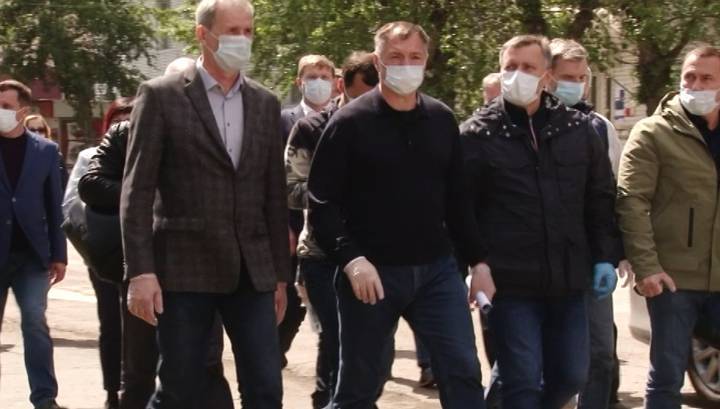 Игорь Кобзев - Марат Хуснуллин - Дмитрий Волков - В пострадавшем от наводнения Тулуне побывали высокие гости - vesti.ru - Россия - Иркутская обл. - Иркутск