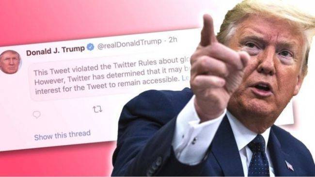Дональд Трамп - Джордж Флойд - Смелый шаг: Twitter скрыл твит Трампа, расценив его оправданием насилия - eadaily.com