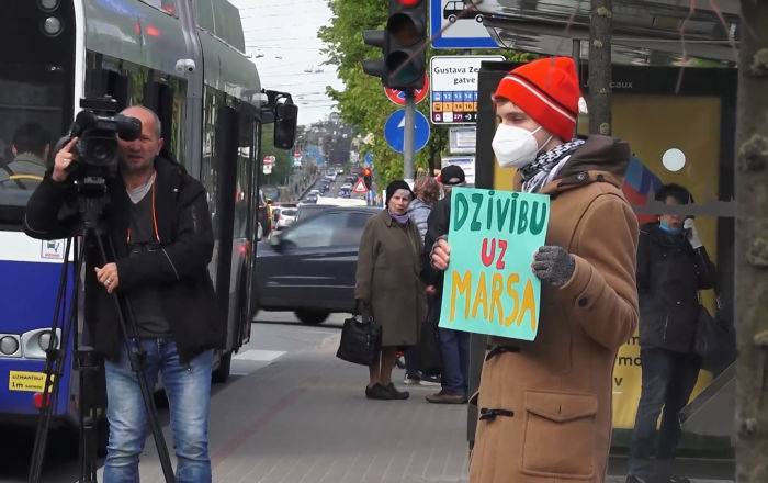 Парк вместо СГБ: рижане протестуют против строительства здания спецслужб - lv.sputniknews.ru - Рига - Латвия