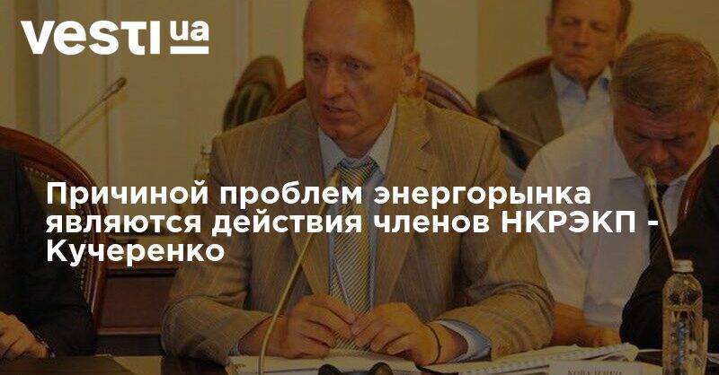 Алексей Кучеренко - Дмитрий Коваленко - Причиной большинства проблем энергорынка являются действия членов НКРЭКП - Кучеренко - vesti.ua - Украина