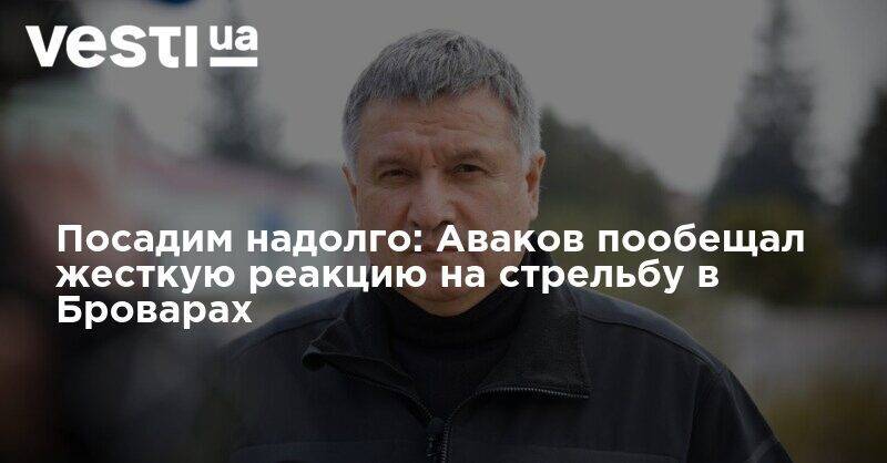 Арсен Аваков - Посадим надолго: Аваков пообещал жесткую реакцию на стрельбу в Броварах - vesti.ua