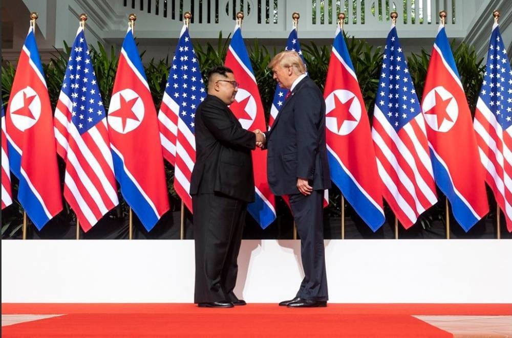 Дональд Трамп - Ким Ченын - Ким Чен - Donald J.Trump - Трамп заявил, что рад видеть Ким Чен Ына в добром здравии - vm.ru - США - КНДР