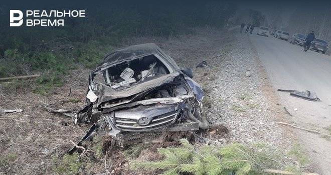 В Башкирии водитель иномарки погиб, столкнувшись с деревом - realnoevremya.ru - Башкирия - район Дуванский