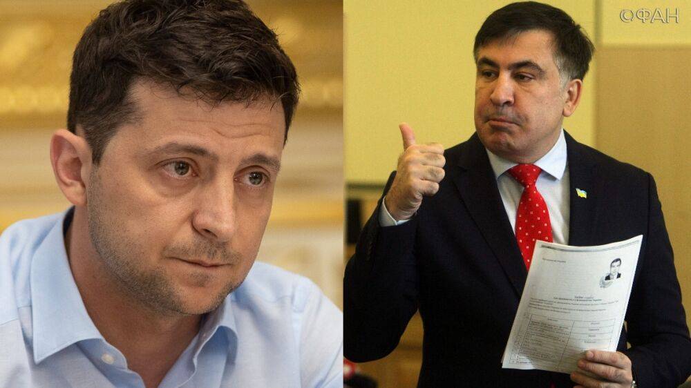 Владимир Зеленский - Петр Порошенко - Давид Арахамия - Михаил Саакашвили - Андрей Головачев - Украинские СМИ объяснили, чем Зеленскому грозит возвращение Саакашвили - riafan.ru - Украина - Киев - Грузия
