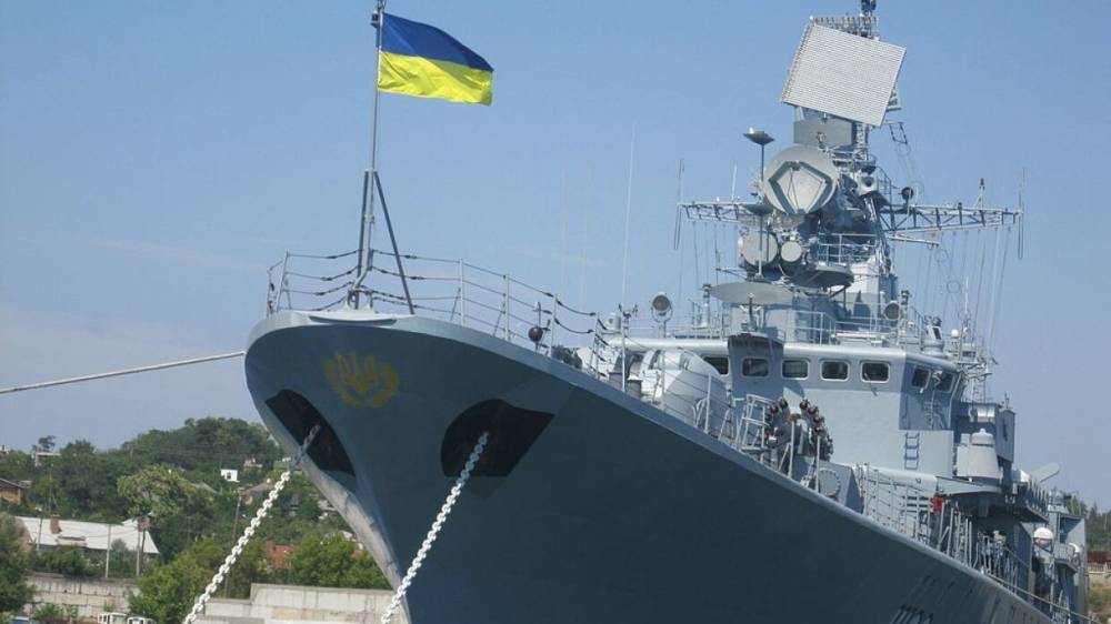 Флагман ВМС Украины «Гетман Сагайдачный» завершил боевые учения в Черном море - riafan.ru - Украина - Киев