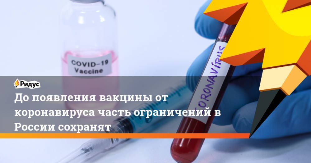 Михаил Мурашко - До появления вакцины от коронавируса часть ограничений в России сохранят - ridus.ru - Россия