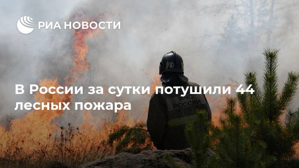 В России за сутки потушили 44 лесных пожара - ria.ru - Москва - Россия - Красноярский край - Иркутская обл. - респ.Тыва - Забайкальский край - респ. Хакасия