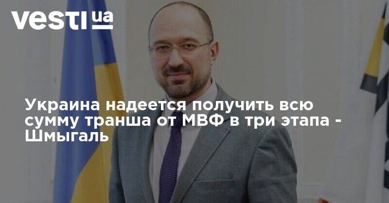 Савик Шустер - Денис Шмыгаль - Денис Шмигаль - Украина надеется получить всю сумму транша от МВФ в три этапа - Шмыгаль - vesti.ua - Украина