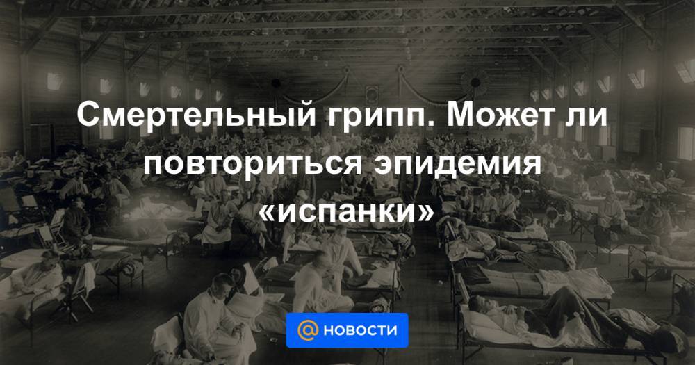 Смертельный грипп. Может ли повториться эпидемия «испанки» - news.mail.ru - Испания