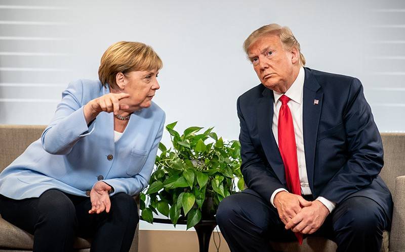 Дональд Трамп - Ангела Меркель - Трамп и Меркель не поделили "Северный поток - 2" - tvc.ru - США - Германия