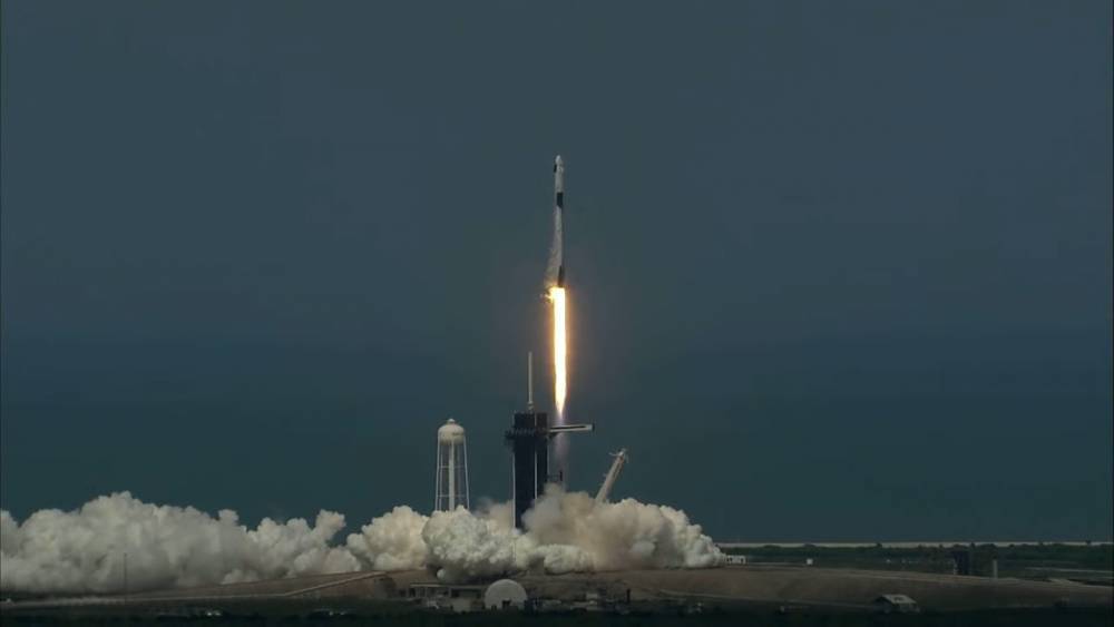 Илон Маск - Роберт Бенкен - SpaceX запустила Crew Dragon с астронавтами к МКС - itc.ua - США