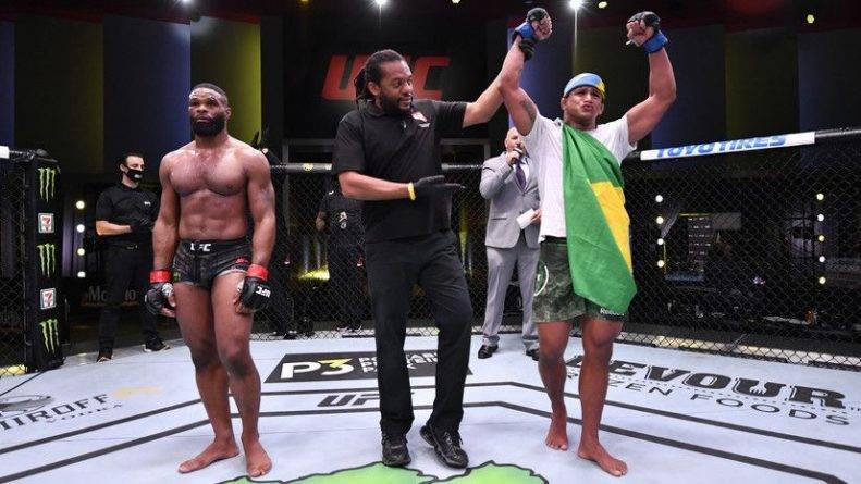 Гилберт Бернс - Бёрнс победил Вудли в главном бою турнира UFC в Лас-Вегасе - usa.one